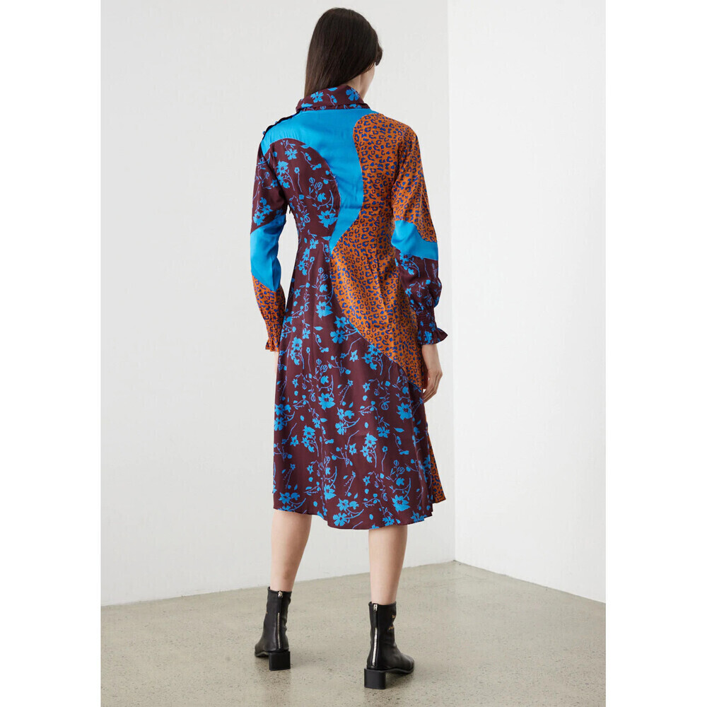 Andersson Bell Ophelia Flower Leopard-Print Dress SIZE M $655 - Picture 11 of 15